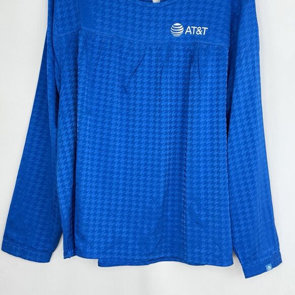 AT&T Employee Uniform Blouse Blue for Women Size XL - Picture 8 of 11